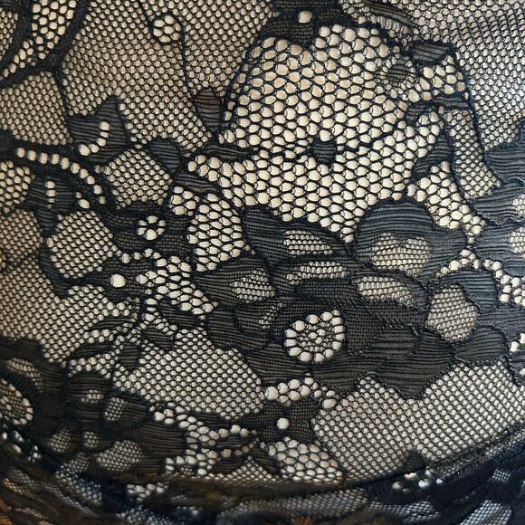 Feelingirl Shaper Black Lace Size LG Bodysuit Wireless Adj Straps Tummy Control - Picture 10 of 11